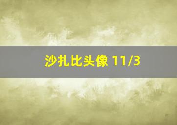 沙扎比头像 11/3